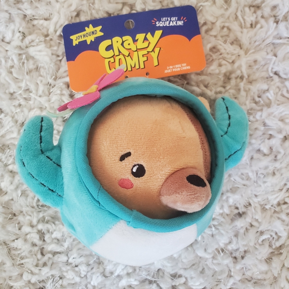 Crazy Comfy Plush Dog Toy